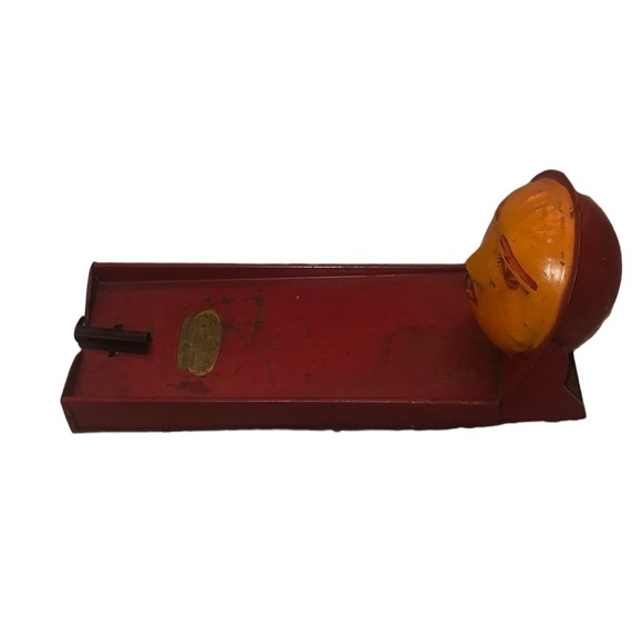 VINTAGE SHOOT TO THE MOON TIN TOY FROM THE BRINKMAN ENGINEERING CO. - Picture 5 of 7